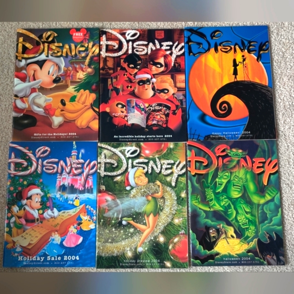 Disney Holiday and Halloween Catalog Collection 2004